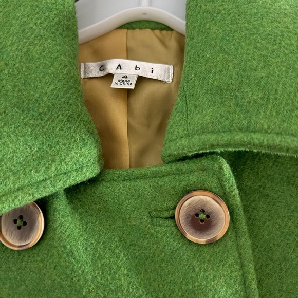 green pea coat. - Picture 2 of 4